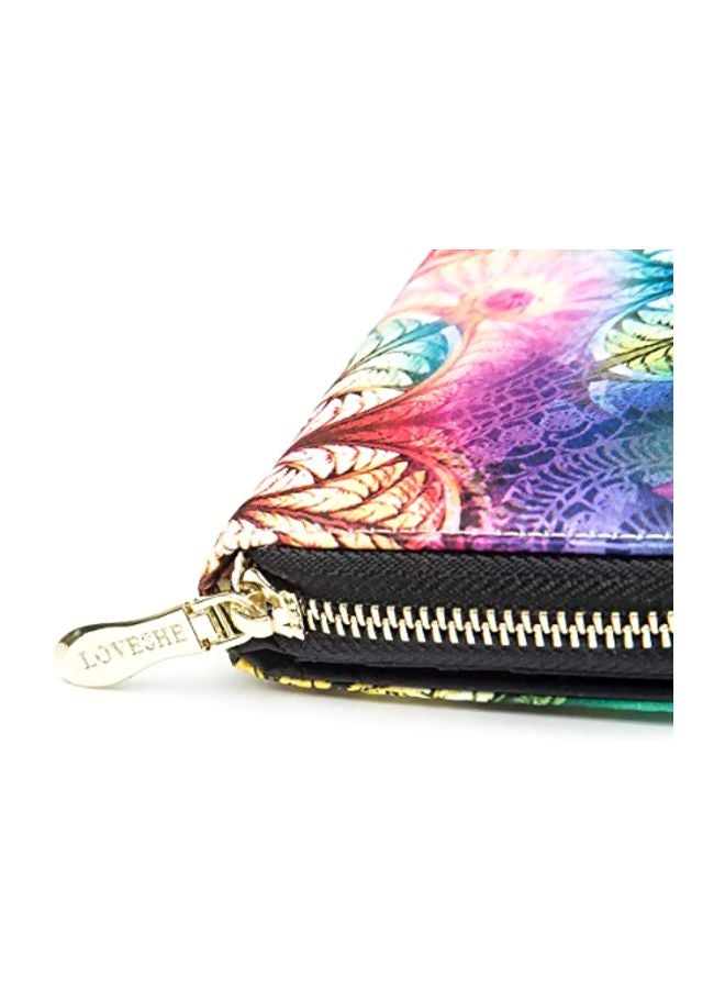 Polyester Wristlet Wallet Green/Pink/Blue - v1569238005/N30206736A_2