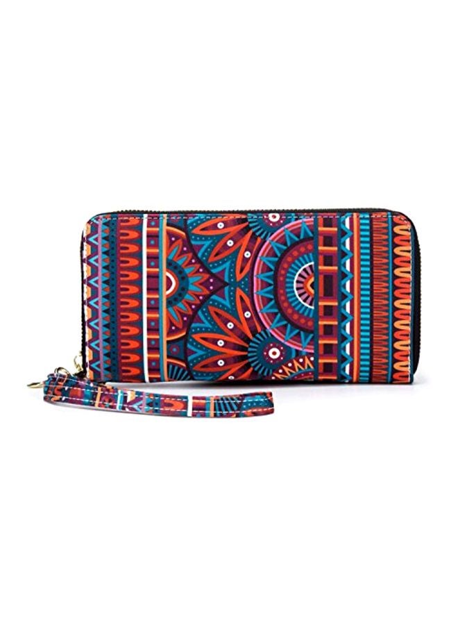 LOVESHE Bohemian Style Clutch J-Semicircular Leaves-color - Image 3
