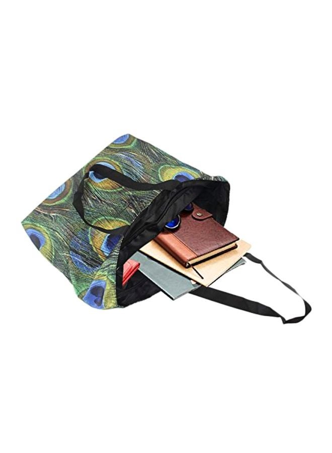 Newplenty Waterproof Tote Bag Green/Blue/Black  - Image 2