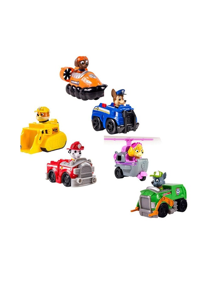 6-Piece Paw Patrol Snow Slide Toys set - Assorted