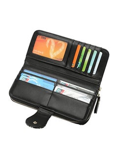 LATH.PIN Elephant Pattern Bohemian Wallet Black/White  - Image 5