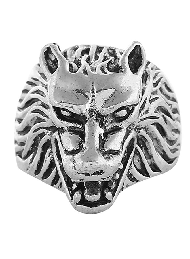 Sharpdo Wolf Head Alloy Ring - Image 2