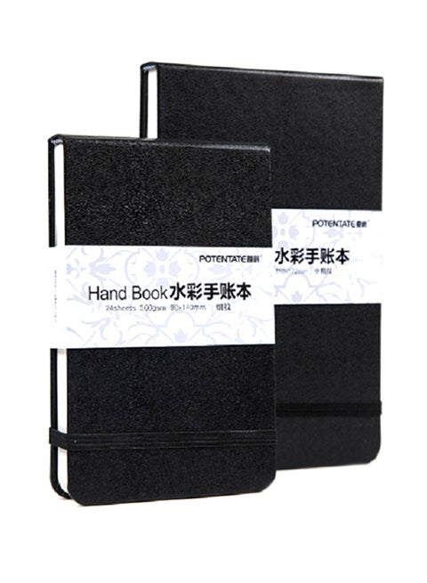 Watercolor Pad Sketch Stationery Notebook,24 Sheets Multicolour