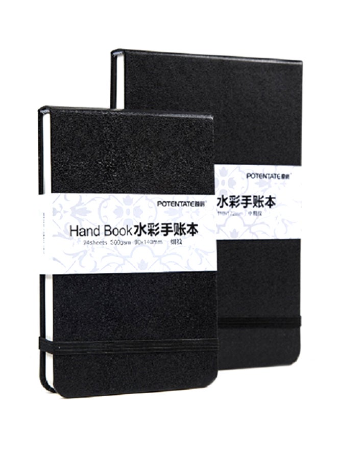 Generic - Watercolor Pad Sketch Stationery Notebook,24 Sheets Multicolour - Image 1