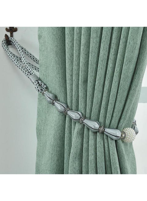 Rope Curtain Drapery Grey 20x5x12centimeter