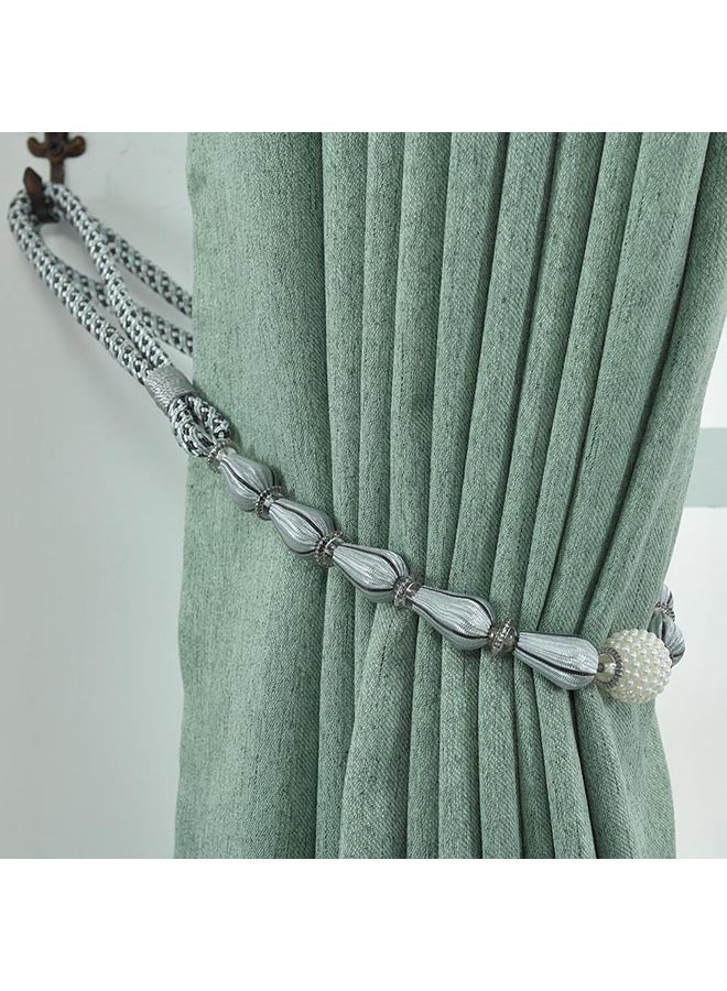 Rope Curtain Drapery Grey 20x5x12centimeter