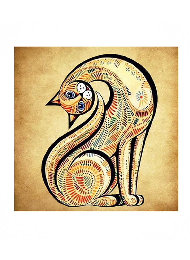 لوحة فنية بألماس دائري خماسي الأبعاد يمكنك صنعها بنفسك متعدد الألوان 30X30X37Ø³Ù†ØªÙŠÙ…ØªØ± - Image 1