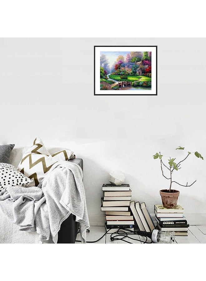 لوحة فنية بألماس دائري خماسي الأبعاد يمكنك صنعها بنفسك متعدد الألوان 30X25X25Ø³Ù†ØªÙŠÙ…ØªØ±  - Image 3