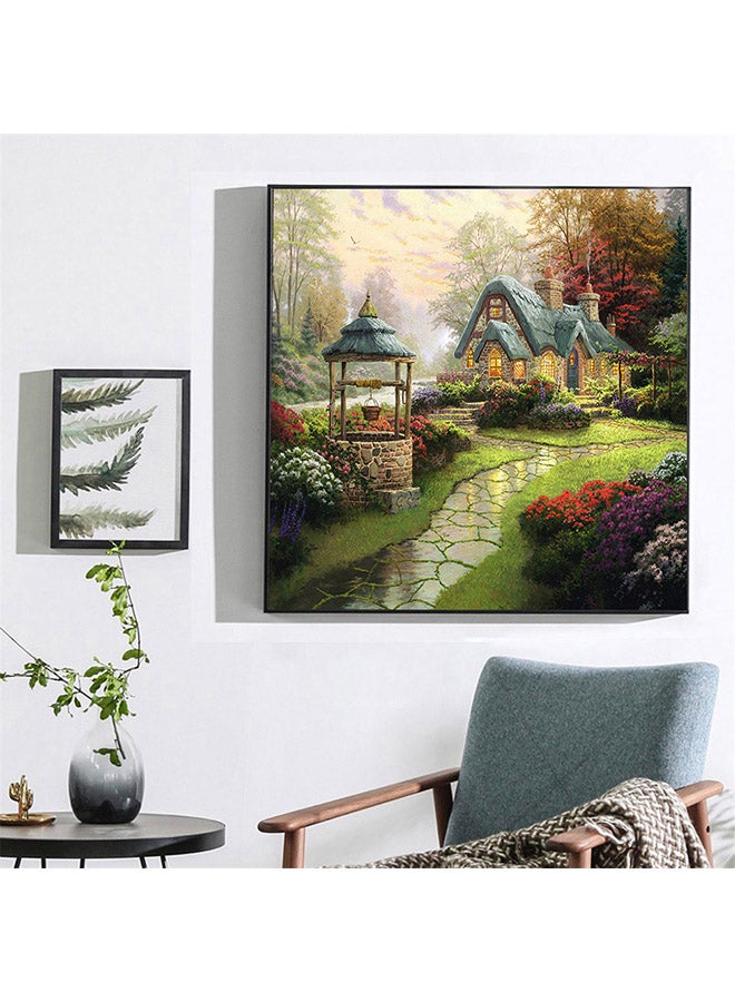 لوحة فنية بألماس دائري خماسي الأبعاد يمكنك صنعها بنفسك متعدد الألوان 30X25X25Ø³Ù†ØªÙŠÙ…ØªØ± - Image 2