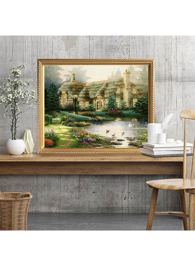 لوحة فنية بألماس دائري خماسي الأبعاد يمكنك صنعها بنفسك متعدد الألوان 30X25X25Ø³Ù†ØªÙŠÙ…ØªØ±  - Image 2