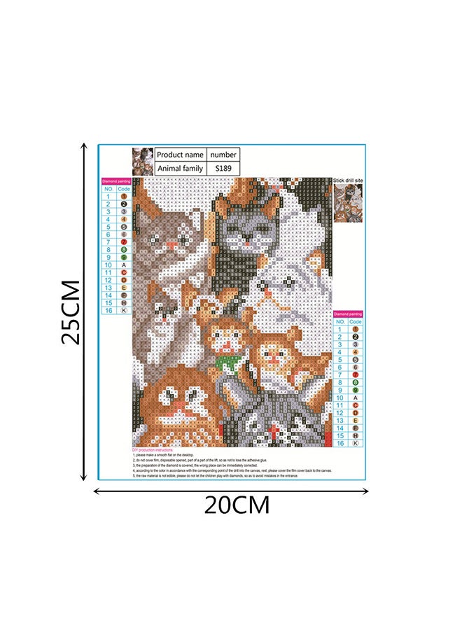 Generic - 5D DIY Round Diamond Painting Multicolour 30x40cm - Image 1