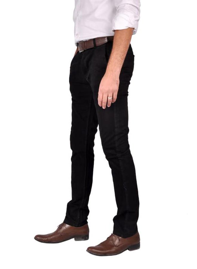 JUPITER - Solid Design Pants Black - Image 1