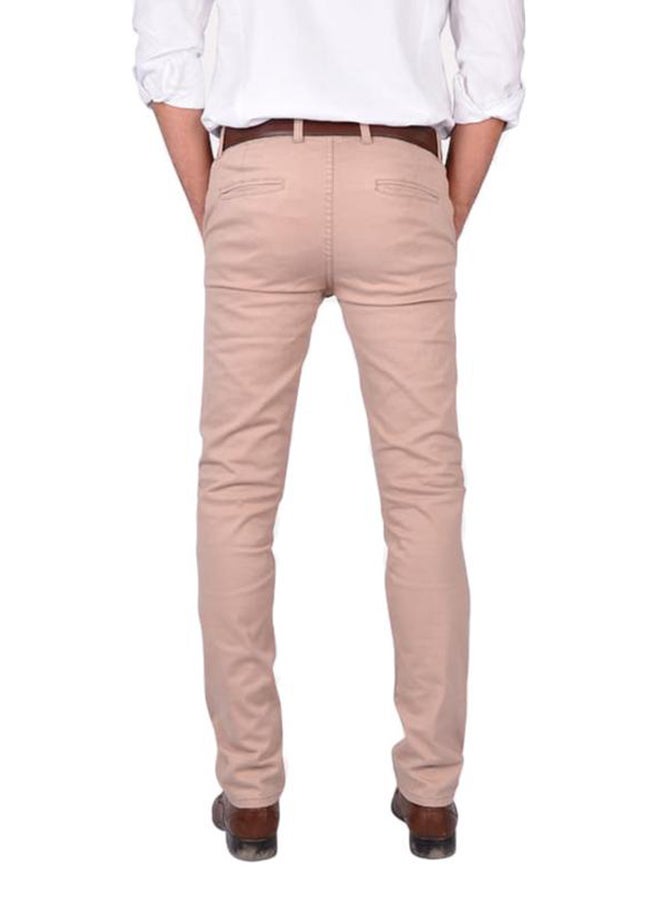 JUPITER Solid Design Pants Beige  - Image 2