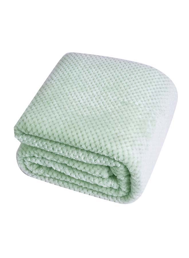 بطانية ناعمة عصرية بتصميم بسيط cotton أخضر 200x230سم 