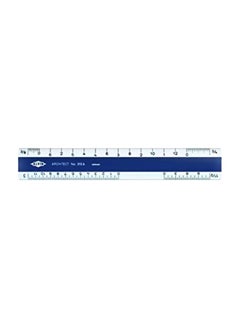 Alvin Plastic Flat Pocket Architect Scale White/Blue/Black  - Image 1