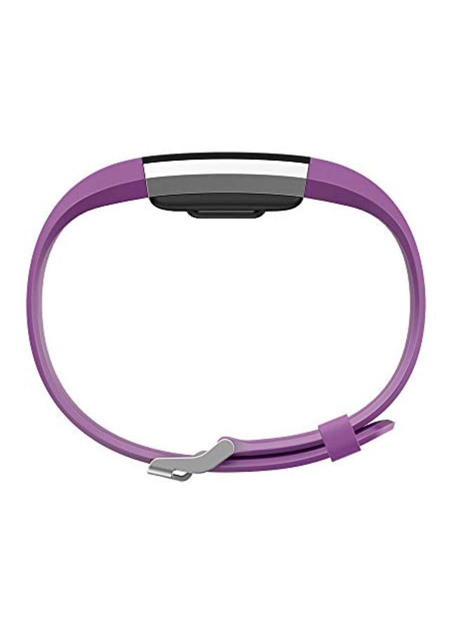 Fitbit - Charge 2 PurePulse Heart Rate Fitness Tracker Plum - Image 1