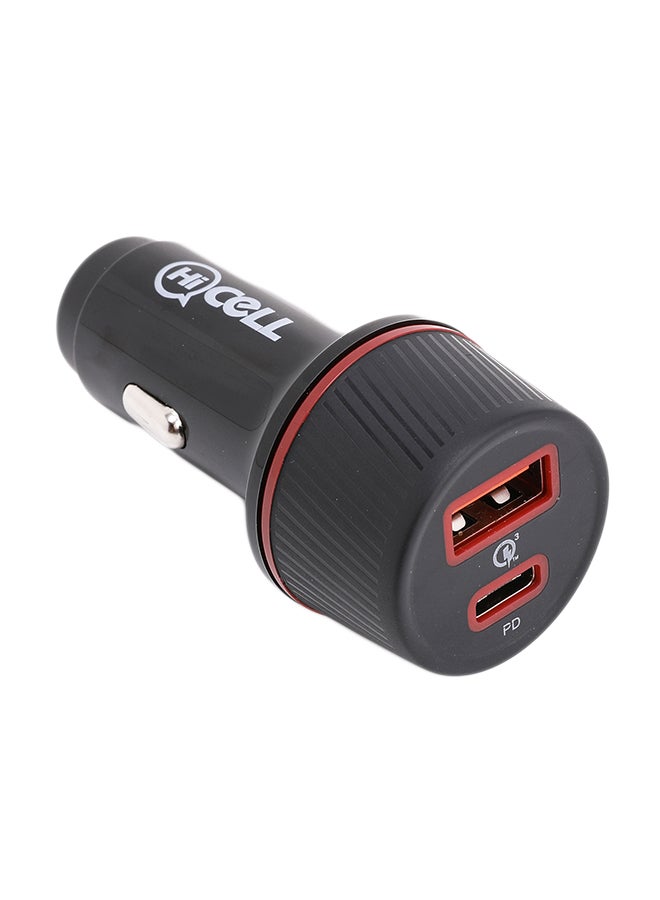 High Performance Car Phone Charger Black - Image 1