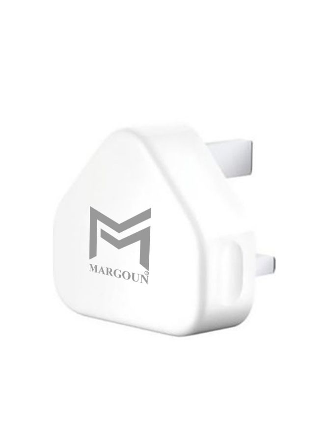 MARGOUN - Wall Charger 5W USB Power Adapter with Lightning Cable for iphone XR White - Image 1