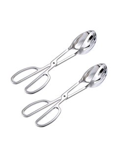 BOAO 2-Piece Kitchen Tong Silver 500grams  - Image 1