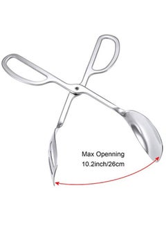 BOAO 2-Piece Kitchen Tong Silver 500grams  - Image 3