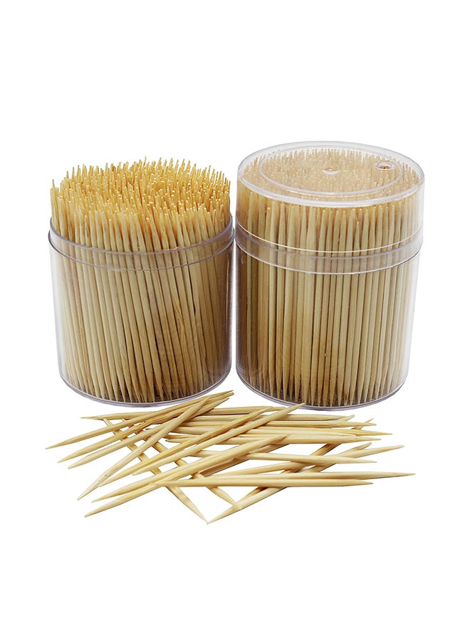 مونتوباك عبوة أعواد تنظيف الأسنان من 1000 قطعة بيج 200جرام - Image 1