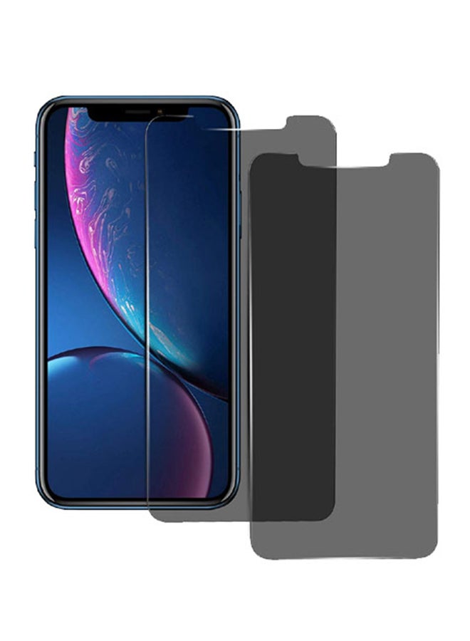 Generic - 360° Privacy Anti-Peeping LCD Screen Protector For iPhone XR Black - Image 1