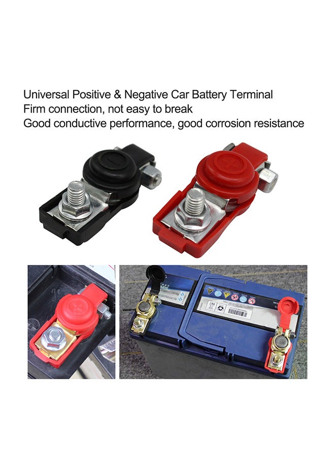 Generic 2-Piece Car Battery Terminal Clamp Clip Connector  - Image 3