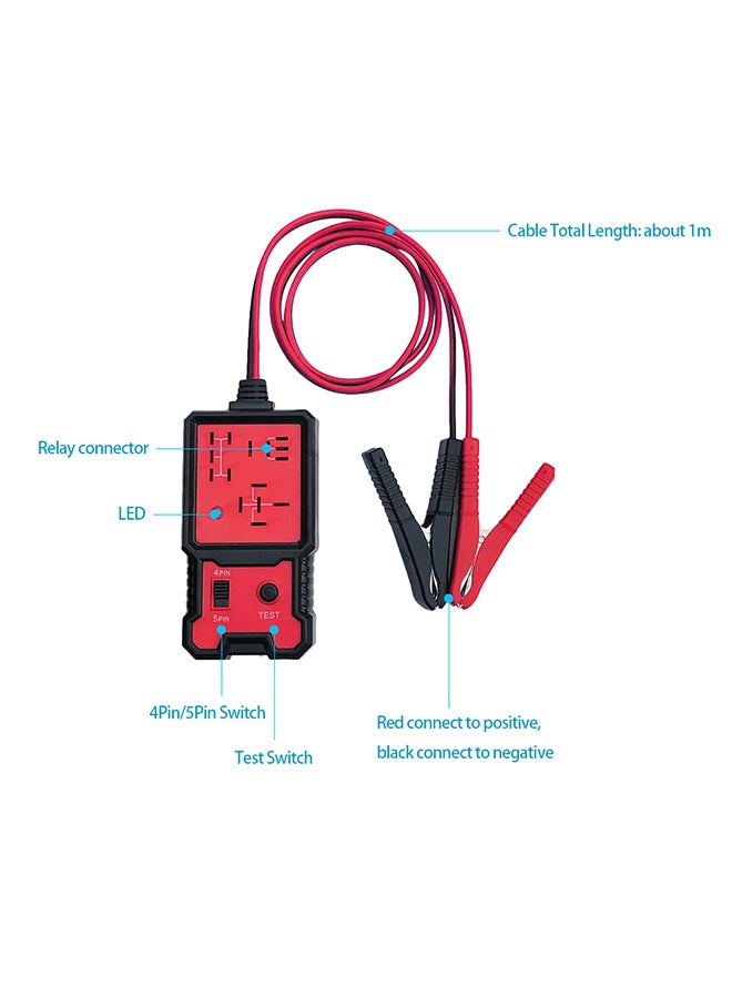 Generic Electronic Relay Tester With Clips For Car  - Image 2