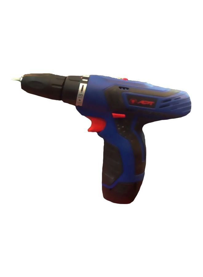 Apt - Cordless Drill Machine Black/Blue/Silver - Image 1