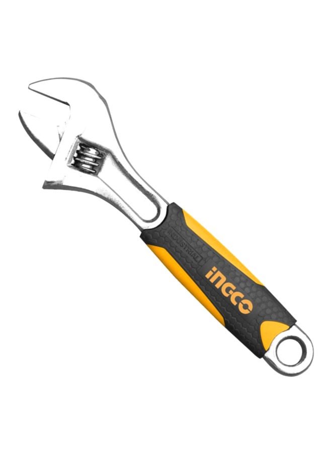 INGCO Adjustable Wrench Black/Yellow/Silver 8inch