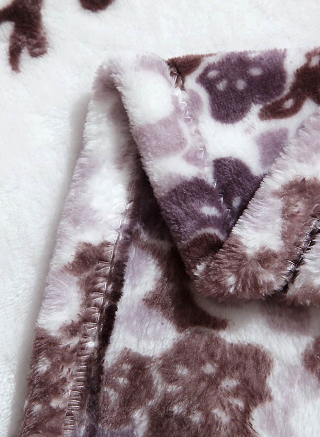 Trees Pattern Thick Soft Blanket cotton Multicolour 150x200cm  - Image 3