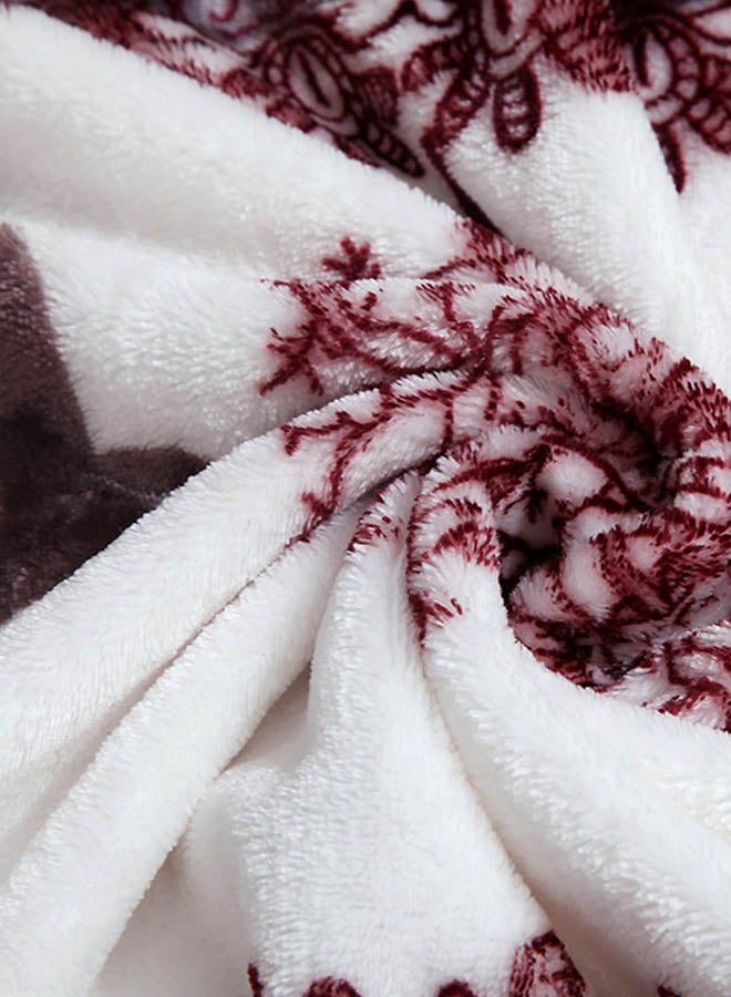 Trees Pattern Thick Soft Blanket cotton Multicolour 150x200cm  - Image 2