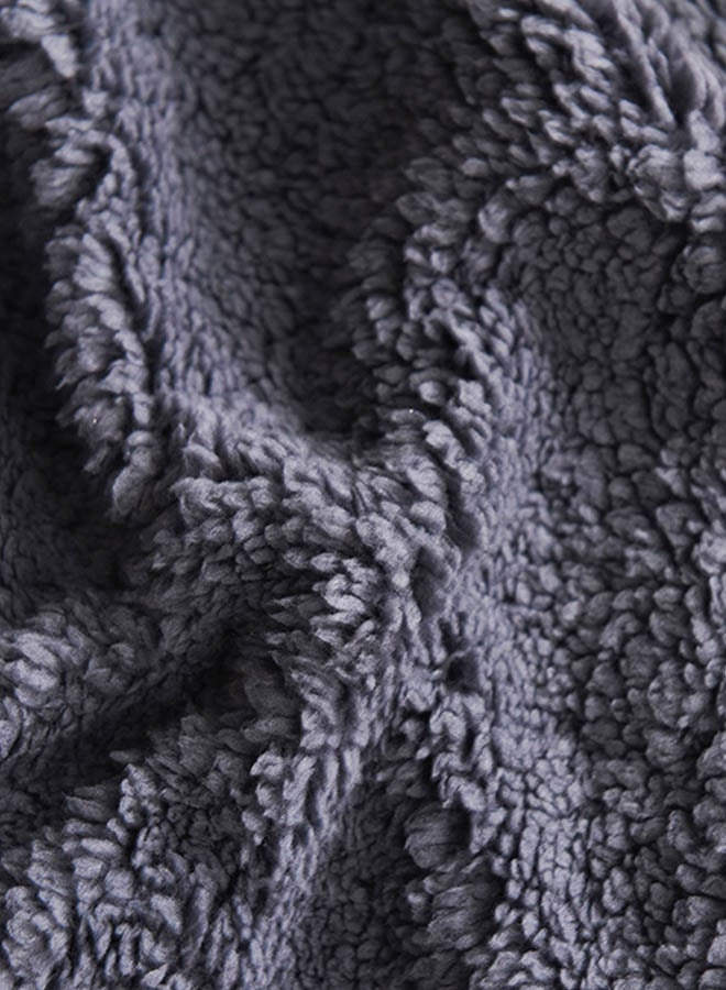 بطانية منزلية توفر الدفء من ألياف صناعية cotton أسود 150x200سم  - Image 3