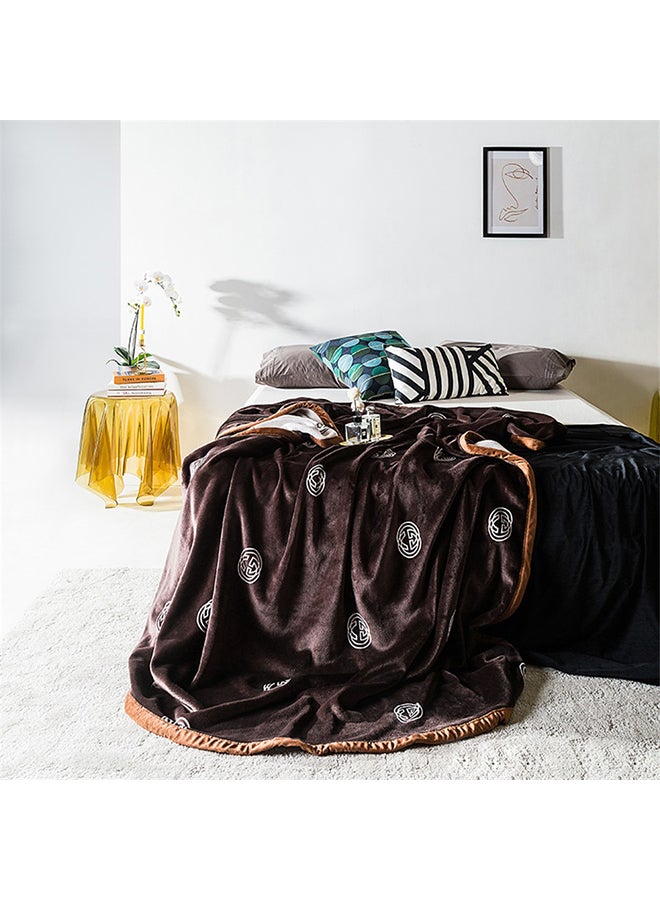 دفاية بلون سادة cotton متعدد الألوان 200x230سم  - Image 3