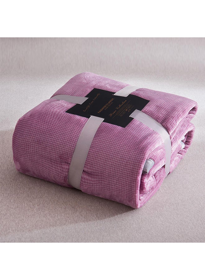Multi-Functional Soft Blanket Polyester Purple 180x200cm - Image 1