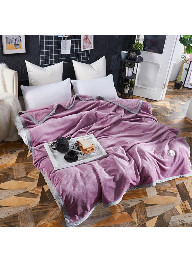 Multi-Functional Soft Blanket Polyester Purple 180x200cm - Image 3