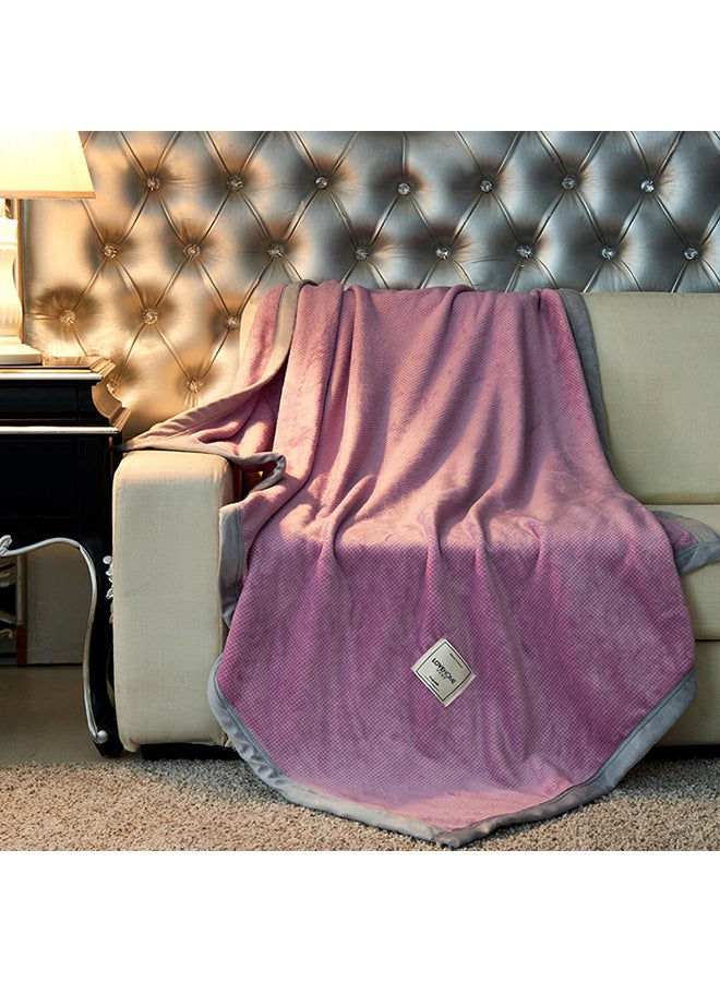 Multi-Functional Soft Blanket Polyester Purple 180x200cm - Image 2