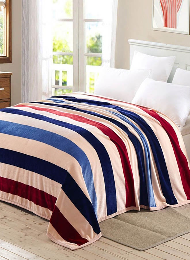 بطانية شتوية عصرية بتصميم مخطط cotton متعدد الألوان 150x200سم - Image 1