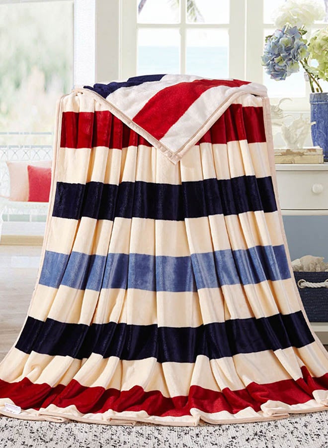 بطانية شتوية عصرية بتصميم مخطط cotton متعدد الألوان 150x200سم - Image 2