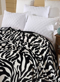 Modern Thick Warm Comfy Sleeping Blanket Cotton Black 150x200cm - v1569249884/N30162973A_2