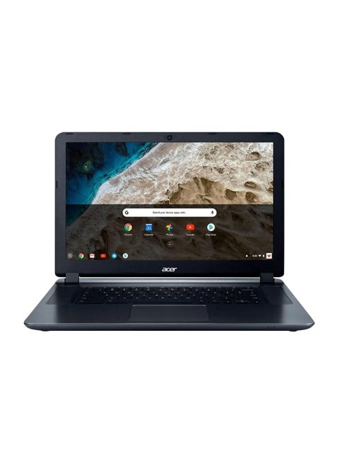 Chromebook 15 Laptop With 15.6-Inch Display, Celeron Processor/4GB RAM/16GB eMMC Flash Drive/Intel HD Graphics 400/Chrome OS English Black