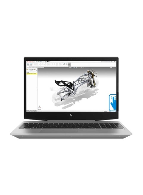 ZBook 15v G5 Laptop With 15.6-Inch Display, Core i7 Processor/8GB RAM/256GB SDD/4GB NVIDIA Quadro P600 Graphic Card Grey