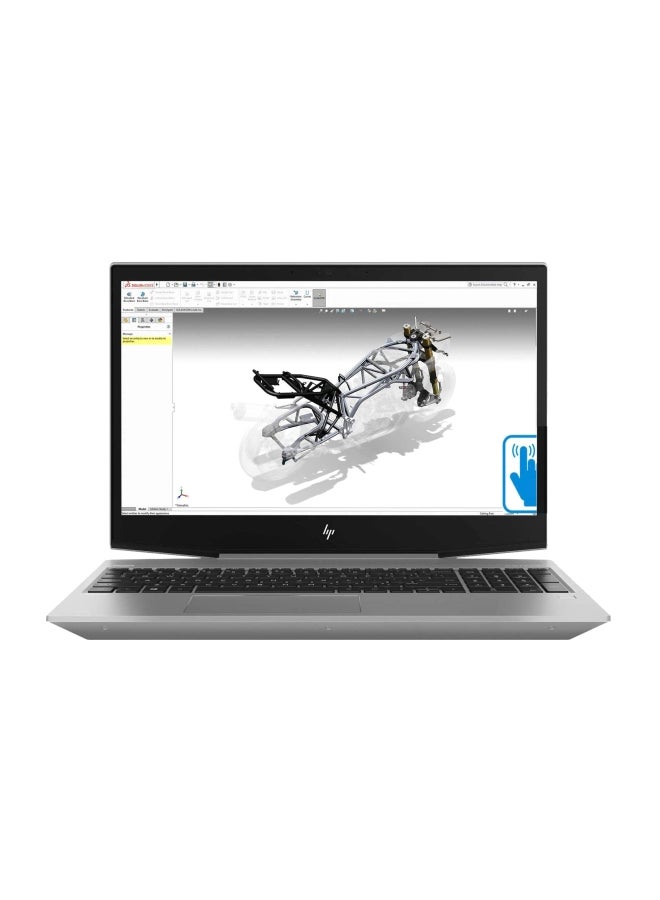 ZBook 15v G5 Laptop With 15.6-Inch Display, Core i7 Processor/8GB RAM/256GB SDD/4GB NVIDIA Quadro P600 Graphic Card Grey