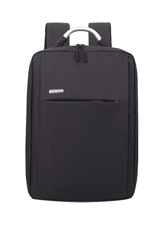 Fashion Stylish Design Laptop Backpack With USB Charger Black