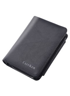 CarrKen Lightweight Zipper Closure Wallet Black  - Image 1