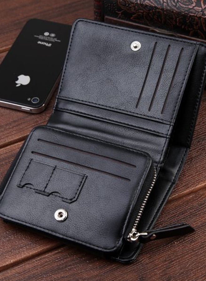 CarrKen Lightweight Zipper Closure Wallet Black  - Image 2