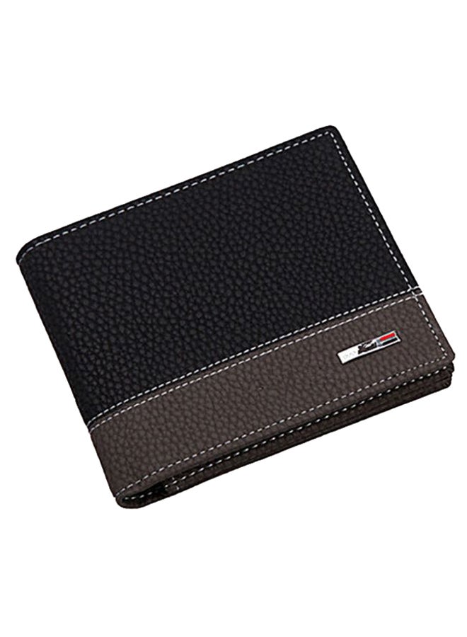 Double Folded Card Holder Fashion Wallet Black  - Image 1