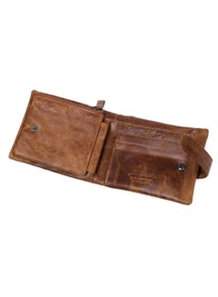 JINBAOLAI Multi-Functional Durable Vintage Wallet Brown  - Image 2