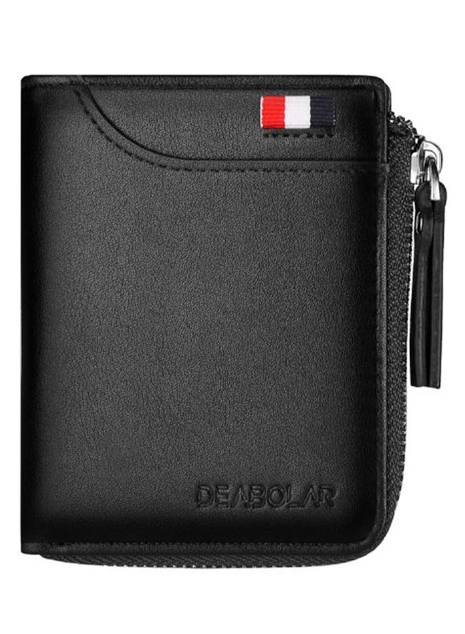 Deabolar Retro Style Fashionable Wallet Black - Image 1