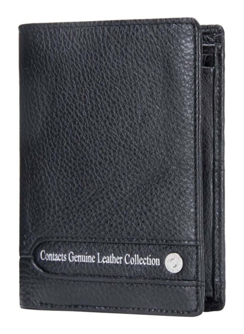 3-Fold Multi-Layer Casual Wallet Black